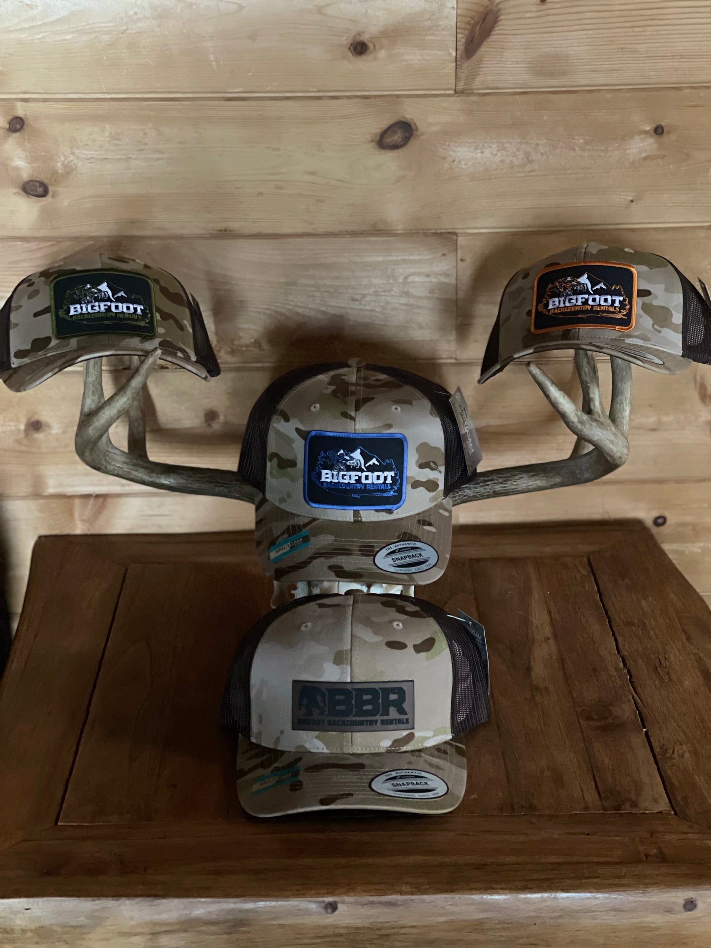 Brown camo Bigfoot Hat
