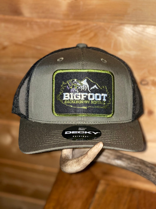 Army green Bigfoot hat
