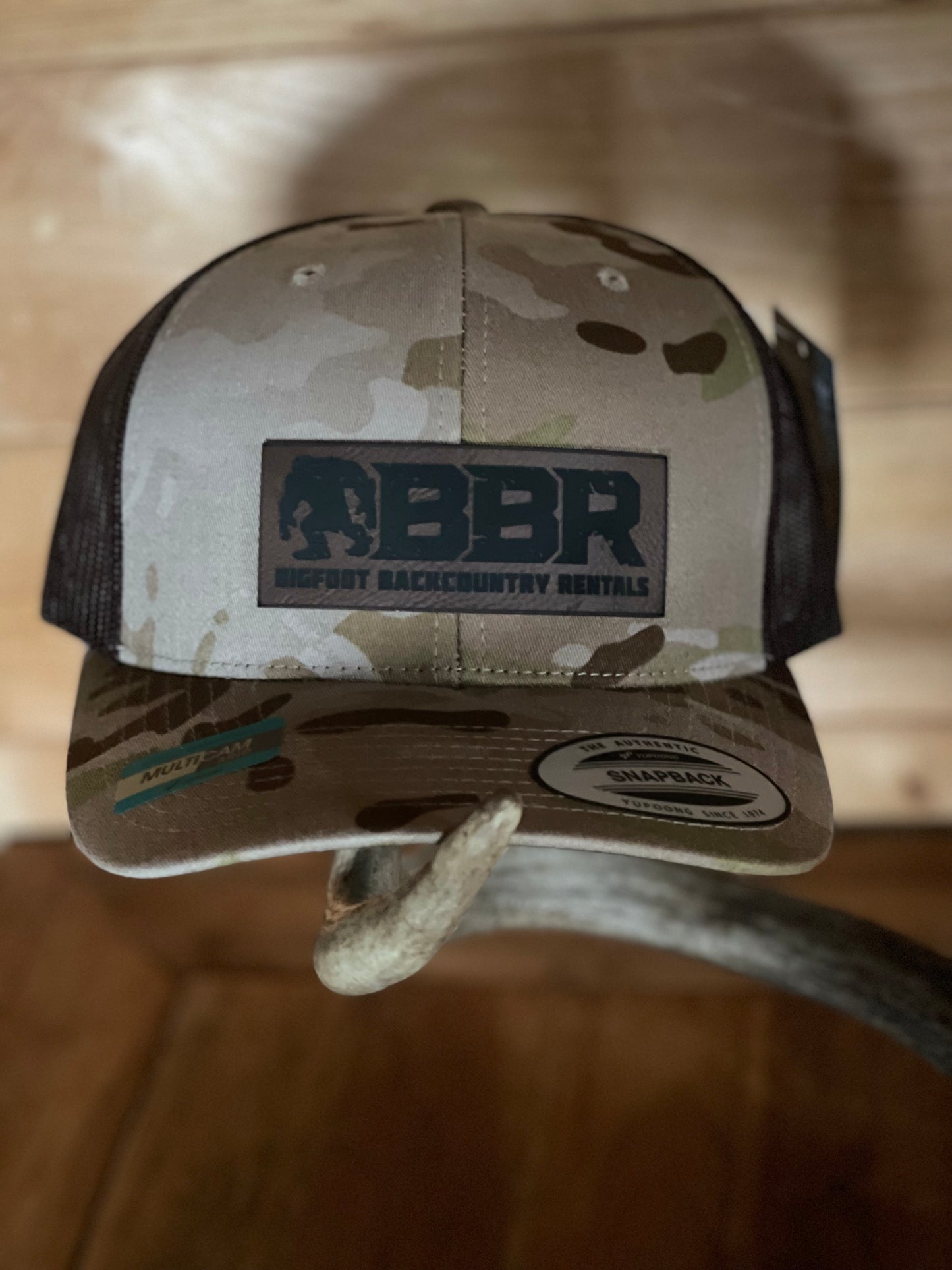 Brown camo Bigfoot Hat