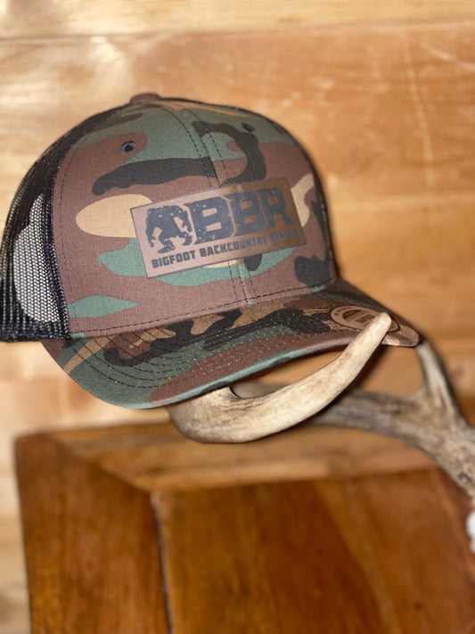 Green camo Bigfoot hat