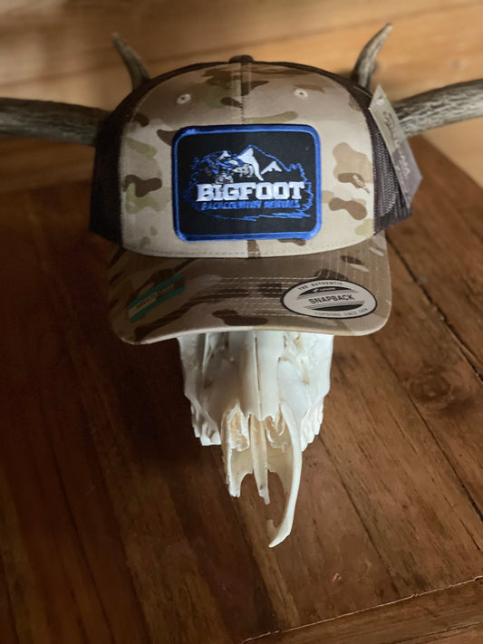 Brown camo Bigfoot Hat