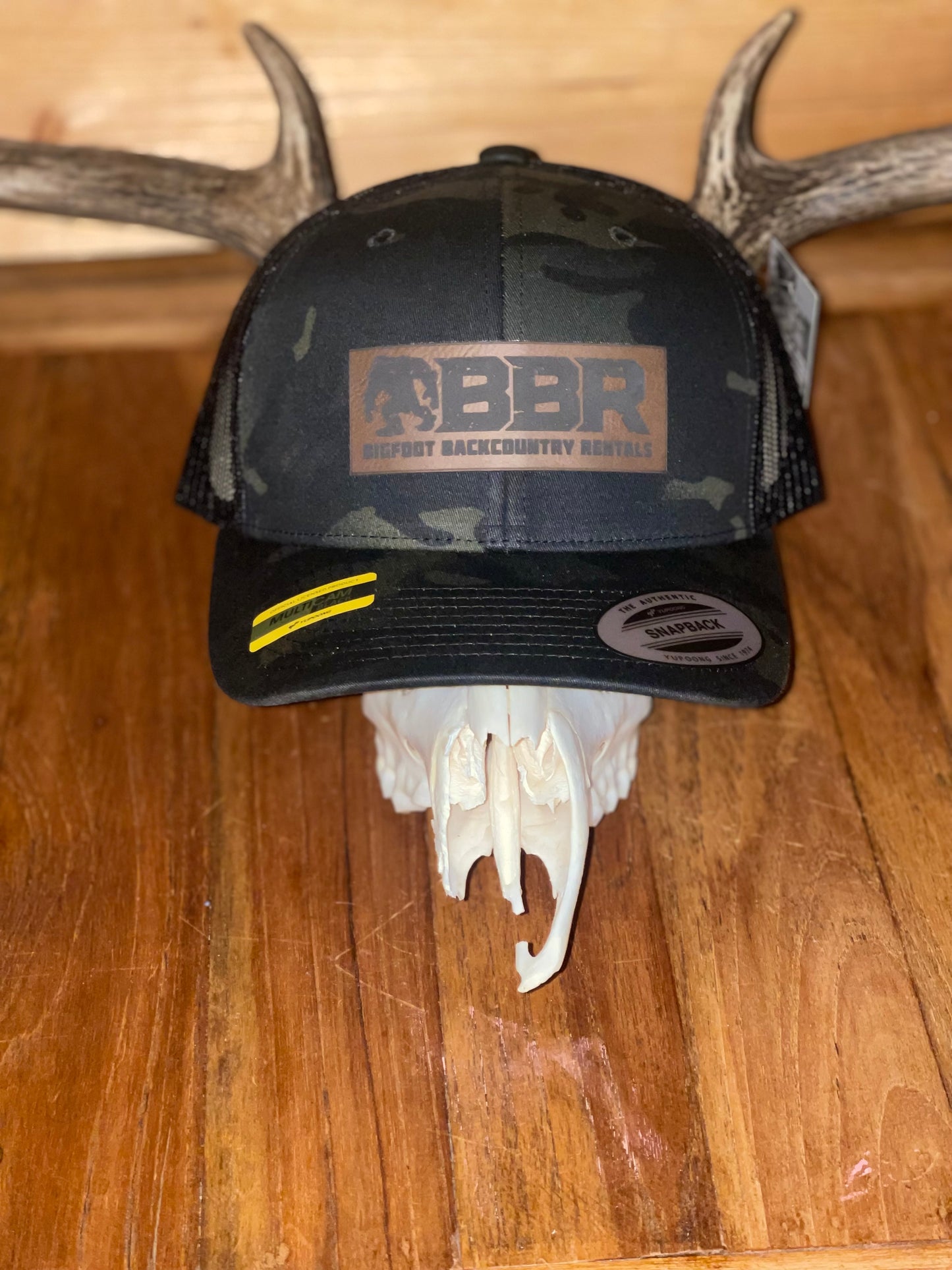 Black camo Bigfoot Hat