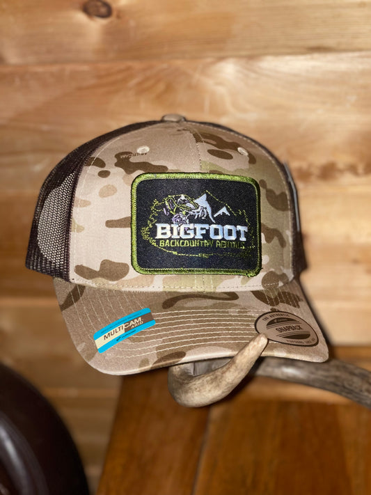 Brown camo Bigfoot Hat